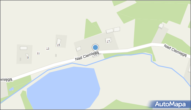 Jakubowice Konińskie-Kolonia, Nad Ciemięgą, 10, mapa Jakubowice Konińskie-Kolonia