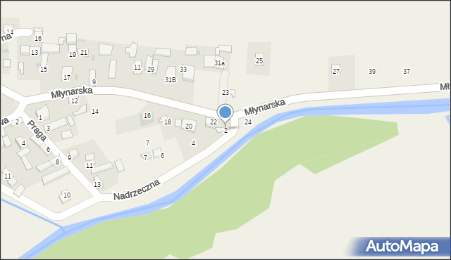 Janowiec, Nadrzeczna, 2, mapa Janowiec