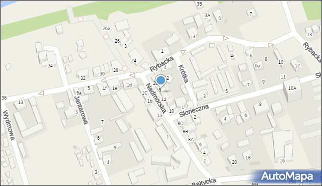 Jarosławiec, Nadmorska, 16, mapa Jarosławiec