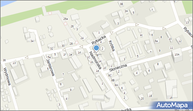 Jarosławiec, Nadmorska, 18, mapa Jarosławiec