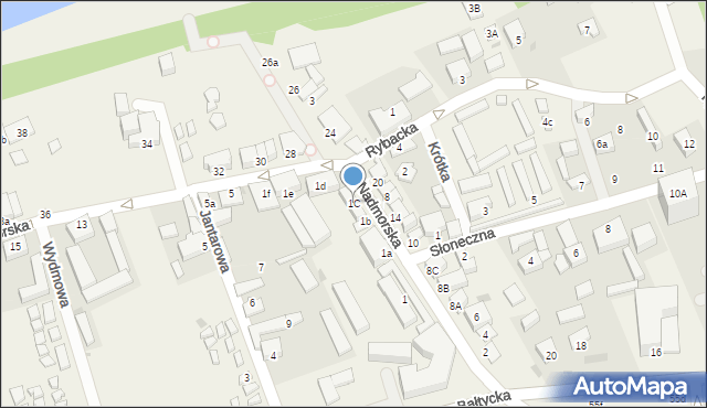 Jarosławiec, Nadmorska, 1C, mapa Jarosławiec