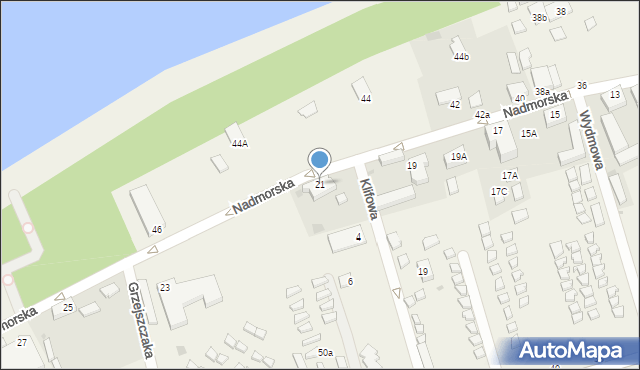 Jarosławiec, Nadmorska, 21, mapa Jarosławiec