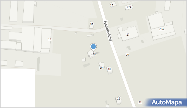 Jastrowie, Narutowicza Gabriela, 16A, mapa Jastrowie