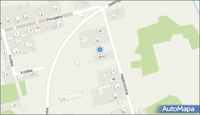 Jastrząb, Nadrzeczna, 2d, mapa Jastrząb