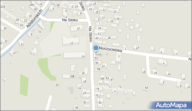 Jaworzno, Na Stoku, 51, mapa Jaworzno