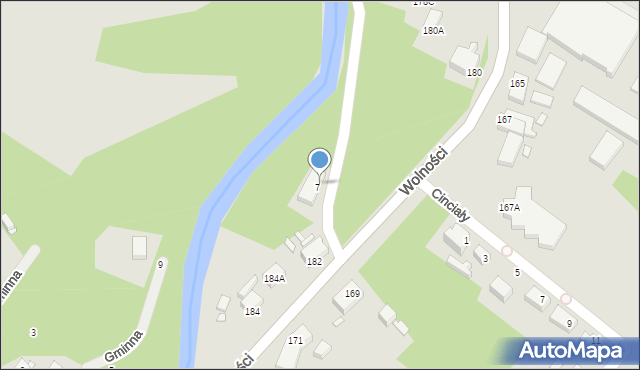 Jelenia Góra, Nadbrzeżna, 80, mapa Jelenia Góra