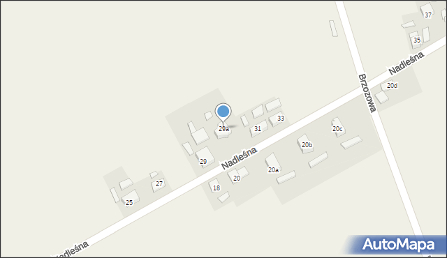 Jełowa, Nadleśna, 29a, mapa Jełowa