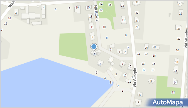 Jerzykowo, Na Stoku, 7, mapa Jerzykowo