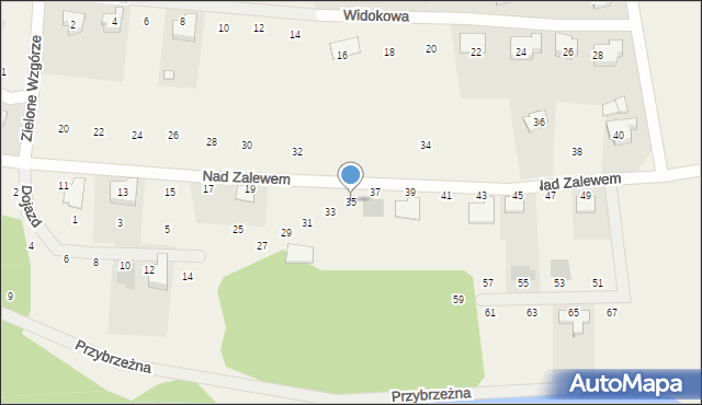 Jerzykowo, Nad Zalewem, 35, mapa Jerzykowo