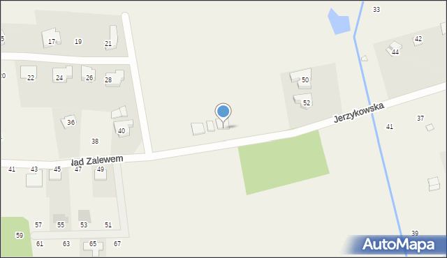 Jerzykowo, Nad Zalewem, 42c, mapa Jerzykowo