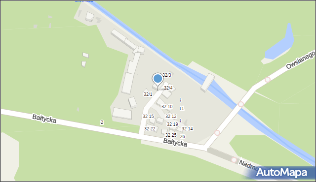 Jezierzany, Nadmorska, 32/2, mapa Jezierzany