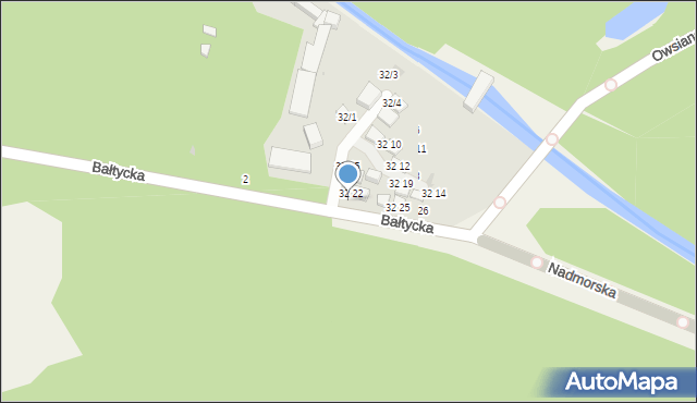 Jezierzany, Nadmorska, 32/22, mapa Jezierzany