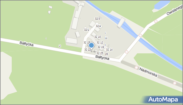 Jezierzany, Nadmorska, 32/23, mapa Jezierzany