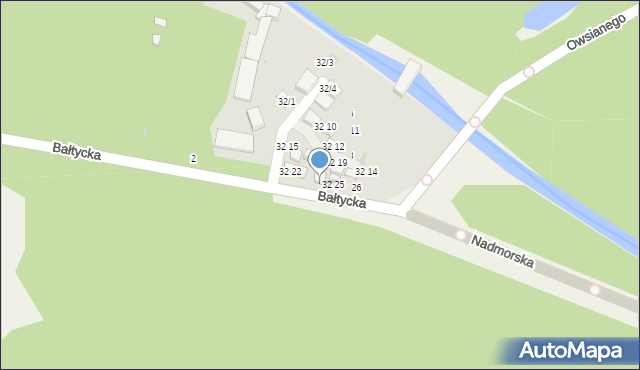 Jezierzany, Nadmorska, 32/24, mapa Jezierzany