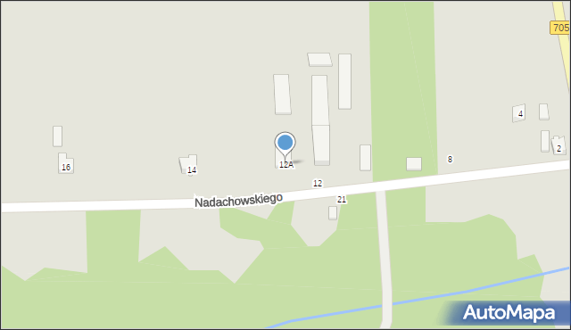 Jeżów, Nadachowskiego Adama, płk., 12A, mapa Jeżów