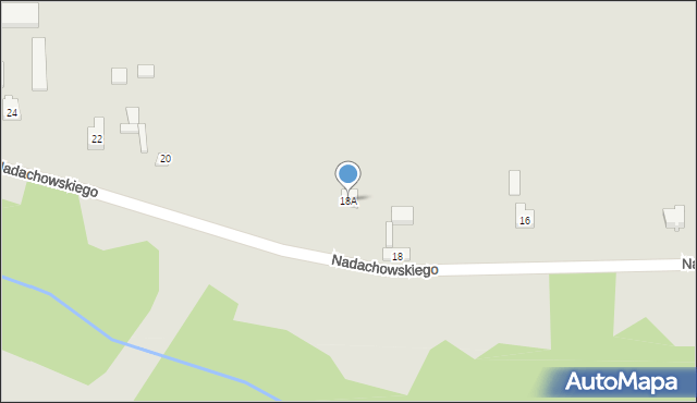 Jeżów, Nadachowskiego Adama, płk., 18A, mapa Jeżów