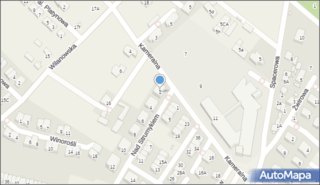 Józefosław, Nad Strumykiem, 2, mapa Józefosław