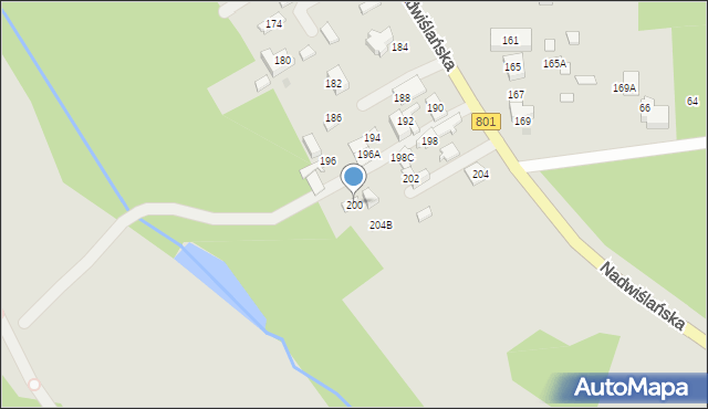 Józefów, Nadwiślańska, 200, mapa Józefów