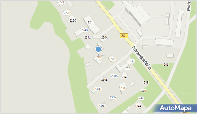 Józefów, Nadwiślańska, 226, mapa Józefów