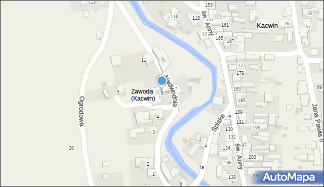 Kacwin, Nadwodnia, 6, mapa Kacwin