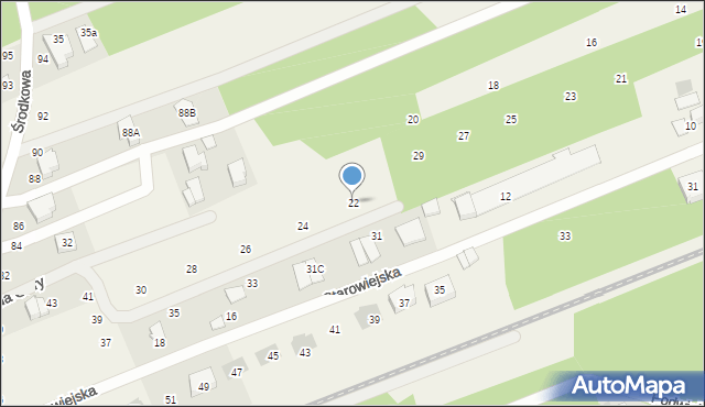 Kady, Na Góry, 22, mapa Kady