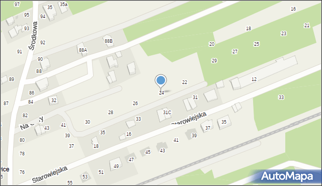 Kady, Na Góry, 24, mapa Kady