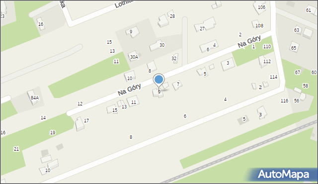 Kady, Na Góry, 9, mapa Kady