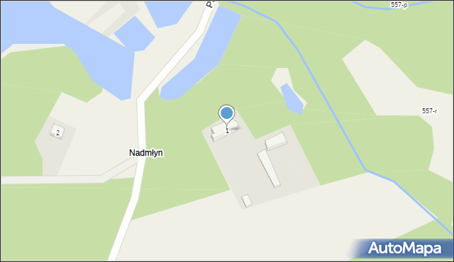 Kakulin, Nadmłyn, 1, mapa Kakulin