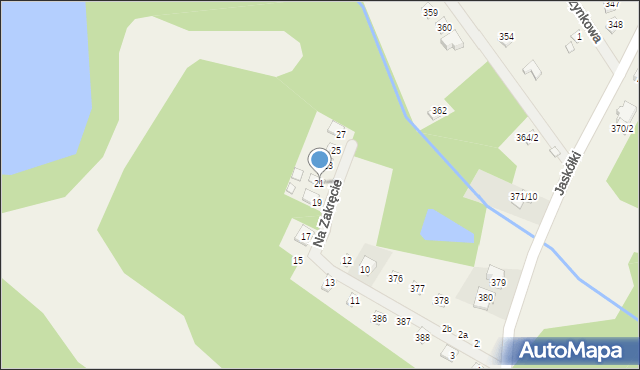 Kamińsko, Na Zakręcie, 21, mapa Kamińsko