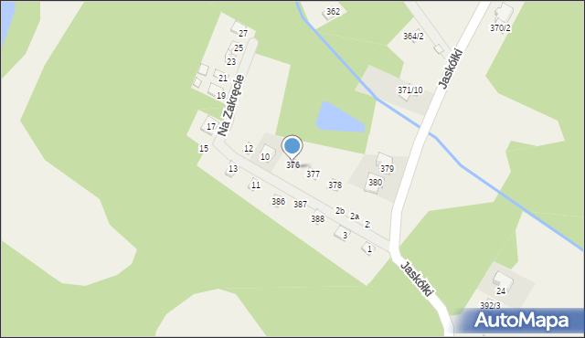 Kamińsko, Na Zakręcie, 8, mapa Kamińsko