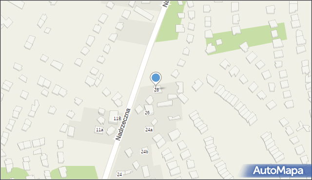 Karczewice, Nadrzeczna, 28, mapa Karczewice