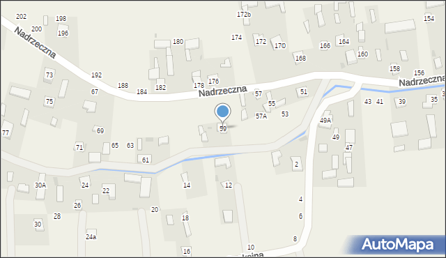 Karczmiska Pierwsze, Nadrzeczna, 59, mapa Karczmiska Pierwsze