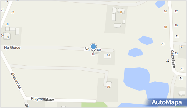 Kawle Górne, Na Górce, 14, mapa Kawle Górne