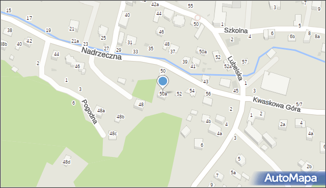 Kazimierz Dolny, Nadrzeczna, 50a, mapa Kazimierz Dolny