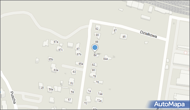 Kielce, Naruszewicza Adama, bp., 84, mapa Kielc