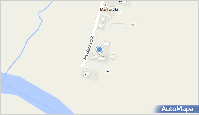 Kłokoczyn, Na Machaczki, 4, mapa Kłokoczyn