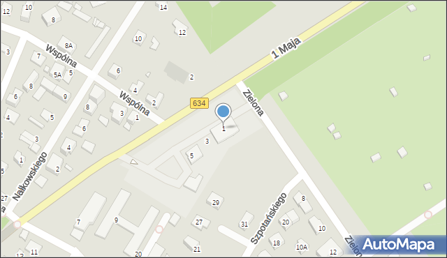 Kobyłka, Nadarzyńska, 1, mapa Kobyłka