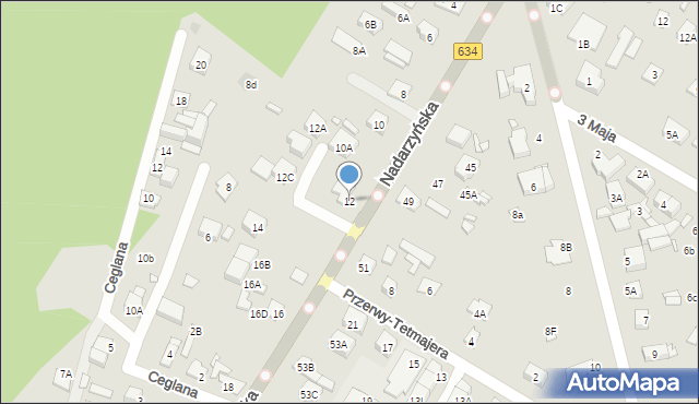 Kobyłka, Nadarzyńska, 12, mapa Kobyłka