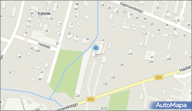 Kobyłka, Nadarzyńska, 122, mapa Kobyłka