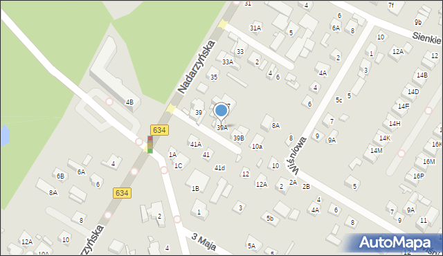 Kobyłka, Nadarzyńska, 39A, mapa Kobyłka