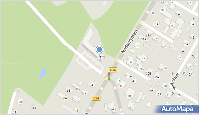 Kobyłka, Nadarzyńska, 4B, mapa Kobyłka