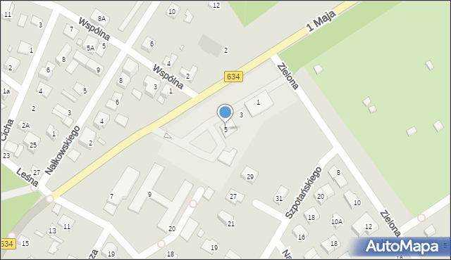 Kobyłka, Nadarzyńska, 5, mapa Kobyłka