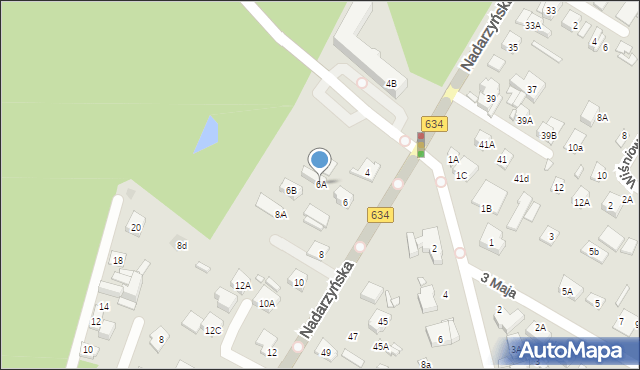 Kobyłka, Nadarzyńska, 6A, mapa Kobyłka