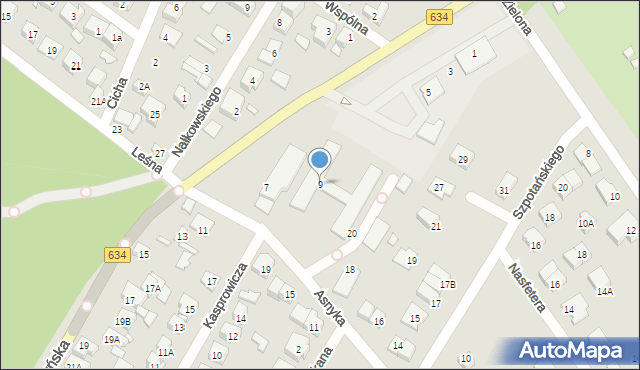 Kobyłka, Nadarzyńska, 9, mapa Kobyłka