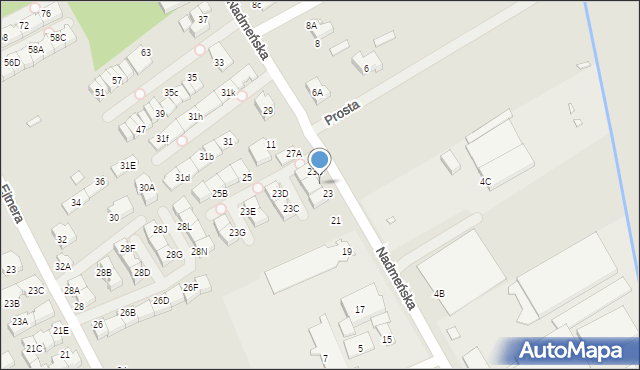 Kobyłka, Nadmeńska, 23A, mapa Kobyłka