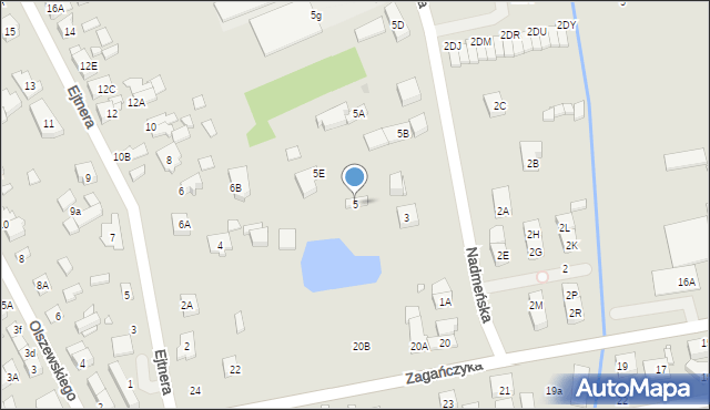 Kobyłka, Nadmeńska, 5, mapa Kobyłka