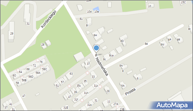 Kobyłka, Nadmeńska, 8f, mapa Kobyłka