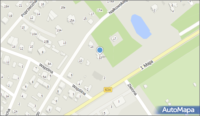 Kobyłka, Nałkowskiego Wacława, 12, mapa Kobyłka