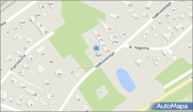 Kobyłka, Nałkowskiego Wacława, 17AA, mapa Kobyłka