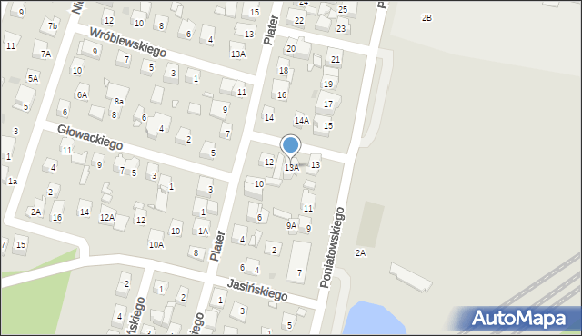 Kobyłka, Napoleona, 13A, mapa Kobyłka